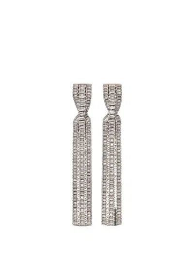 Isabel Marant Cara Silver-tone Crystal-embellished Earrings
