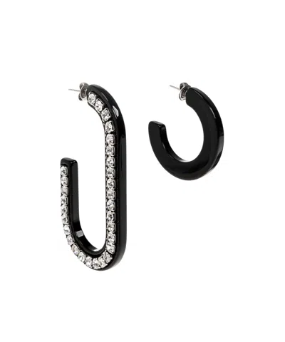 Isabel Marant Crystal-embellished Mismatched Earrings In Multi
