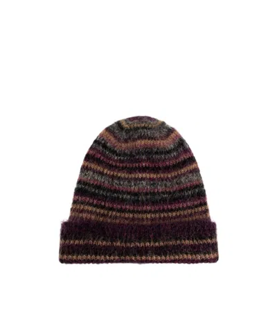 Isabel Marant Cuffed Knit Hat In Multi
