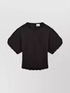 Isabel Marant Curved Hem Cut-out Blouse