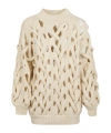 Isabel Marant Woman Sweater Ivory Size 0 Merino Wool, Polyamide In Nude