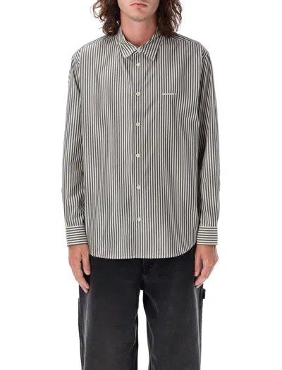 Isabel Marant Cybil Shirt In Black Ecru