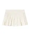 Isabel Marant Cybila Gathered Cotton Shorts In White