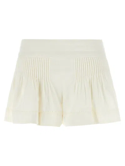 Isabel Marant Cybila Shorts Woman In Neutral