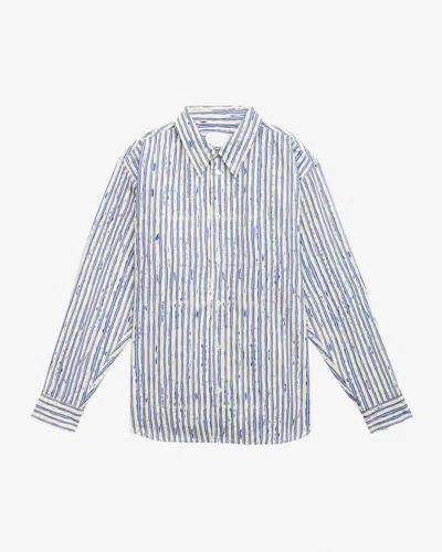 Isabel Marant Cybilio Shirt In Blue