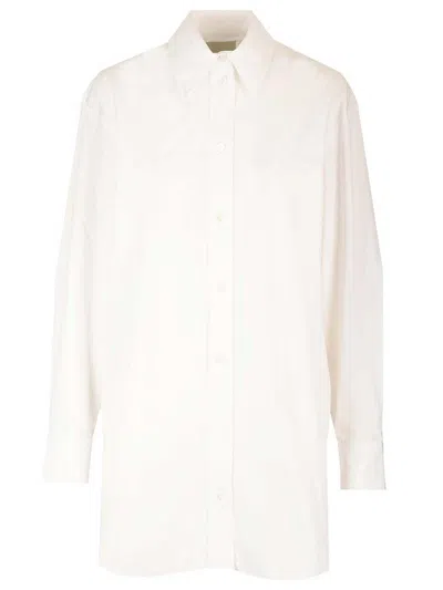 Isabel Marant Cylvany Boyfriend Shirt In Bianco