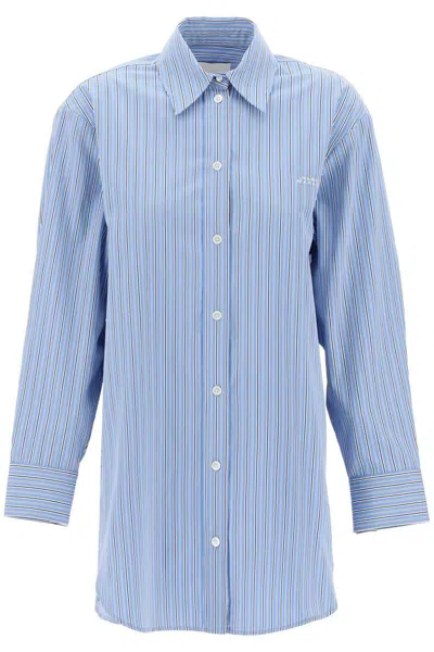 Isabel Marant Cylvany Maxi Shirt In Blue