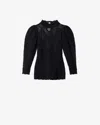 Isabel Marant Dahara Openwork Cotton Sweater Clothing In Black