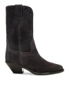 Isabel Marant Dahope Boot In Faded Black