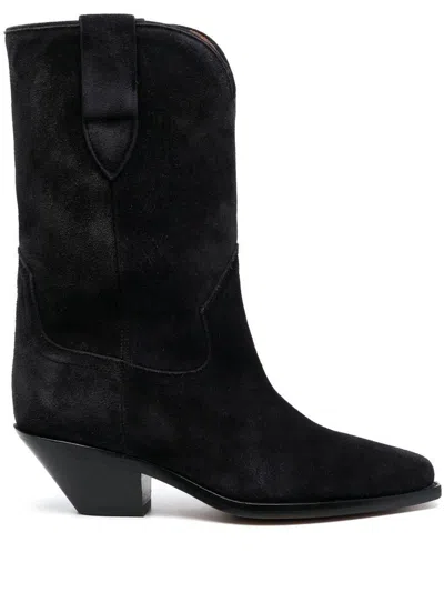 ISABEL MARANT ISABEL MARANT DAHOPE LEATHER BOOTS