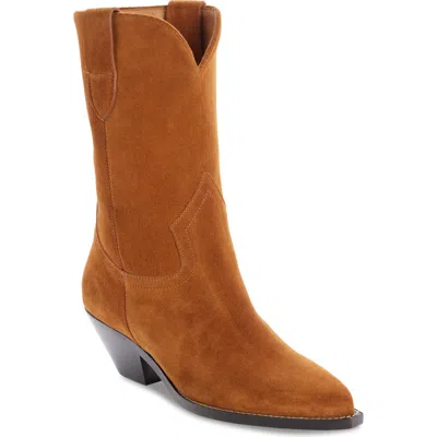 Isabel Marant Dahope Western Boot In Cognac