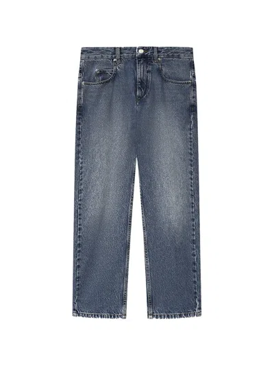 Isabel Marant Dakota Cotton Pants In Blue