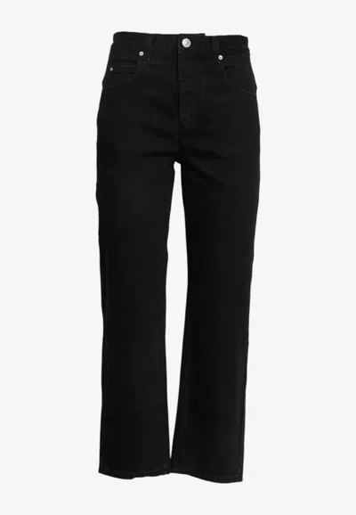 Isabel Marant Dakota Straight-leg Jeans In Black