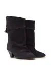 Isabel Marant Sculpted Cone Heel Boots With Tassel Detail