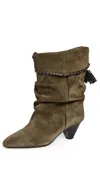 Isabel Marant Dalby Boots Bronze In Brown