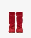 Isabel Marant Dalby Boots In Red