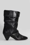 Isabel Marant Dalby High Heels Ankle Boots In Black