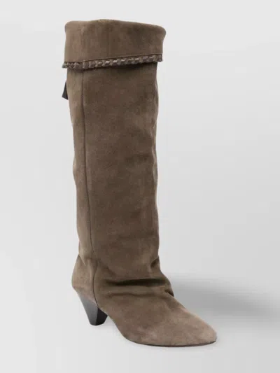 Isabel Marant Dalby Knee-high Suede Boots In Brown
