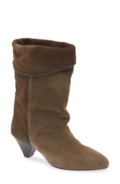Isabel Marant Dalby Slouchy Boot In Brown