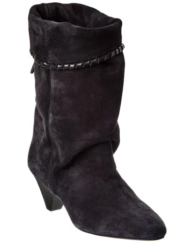 Isabel Marant Dalby Suede Boot In Black