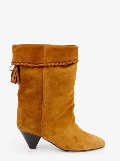Isabel Marant Dalby Suede Boots In Multi