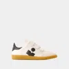 Isabel Marant Suede Sneakers With Branded Heel Counter