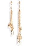 ISABEL MARANT ISABEL MARANT DANCING RING MISMATCHED DROP EARRINGS