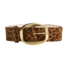 Isabel Marant Dara Leopard-print Suede Belt In Animal Print