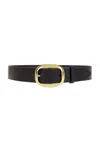 Isabel Marant Dara Leather Belt In Black