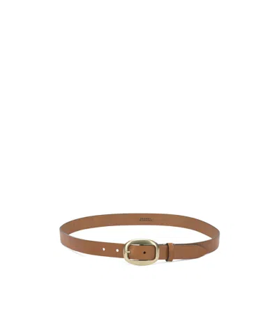 Isabel Marant 'dara' Leather Belt In Brown