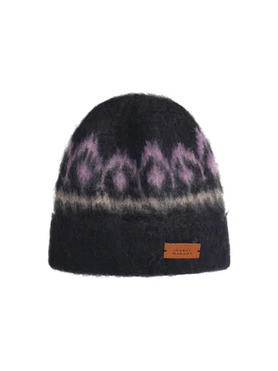 Isabel Marant 'darana' Navy Wool Blend Beanie