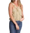 Isabel Marant Daren Top In Light Khaki In Pink