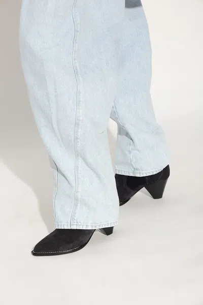Isabel Marant ‘darizo' Heeled Ankle Boots In Grey