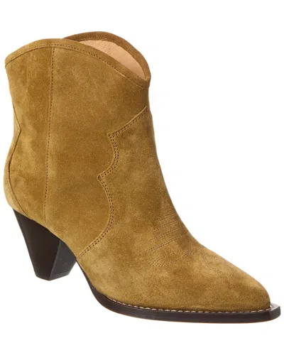 Isabel Marant Darizo Suede Ankle Boot In Brown