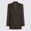 Isabel Marant Longline Blazer Featuring Button Detailing In Brown