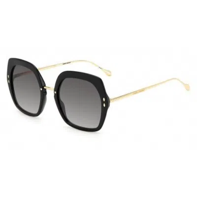 Isabel Marant Dark Grey Square Ladies Sunglasses Im 0085/s 02m2/9o 55 In Black