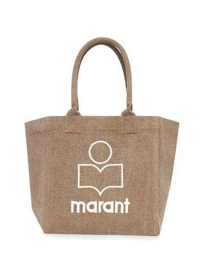 Isabel Marant Dark Khaki Small Yenky Tote Bag