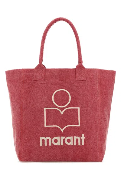 Isabel Marant Dark Pink Cotton Yenky Shopping Bag