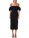 Isabel Marant Darlena Strapless Gathered Hemp-blend Midi Dress In Black