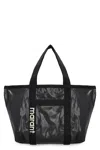 Isabel Marant Darwen Logo-embroidered Tote Bag In Black