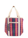 Isabel Marant Darwen Nylon Shoulder Bag With Striped Pattern