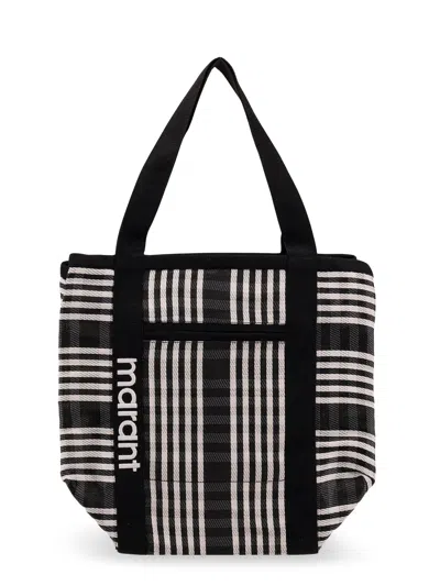 Isabel Marant Darwen Shoulder Bag With Striped Motif