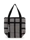 Isabel Marant Women Darwen Shoulder Bag With Striped Motif In Black
