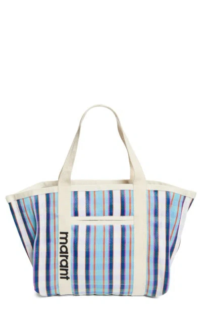 Isabel Marant Darwen Stripe Jacquard Tote In Multi