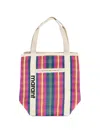 Isabel Marant Darwen Nylon Shoulder Bag With Striped Pattern In Multi