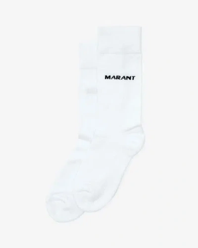 Isabel Marant Dawi Socks In White