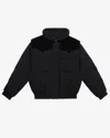 Isabel Marant Dawson Short Puffer Jacket In Cotton And Velvet In Black