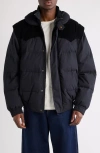 Isabel Marant Dawson Down Convertible Jacket In Black