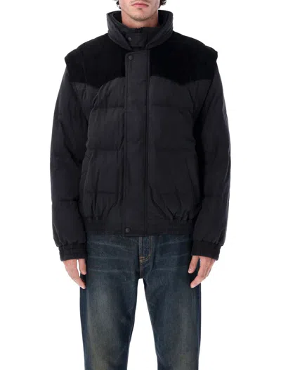 ISABEL MARANT ISABEL MARANT DAWSON SHORT PUFFER JACKET IN COTTON AND VELVET