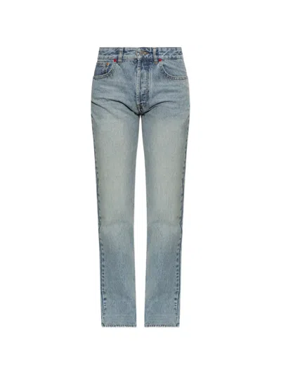 Isabel Marant Daya Distressed Jeans In Blue